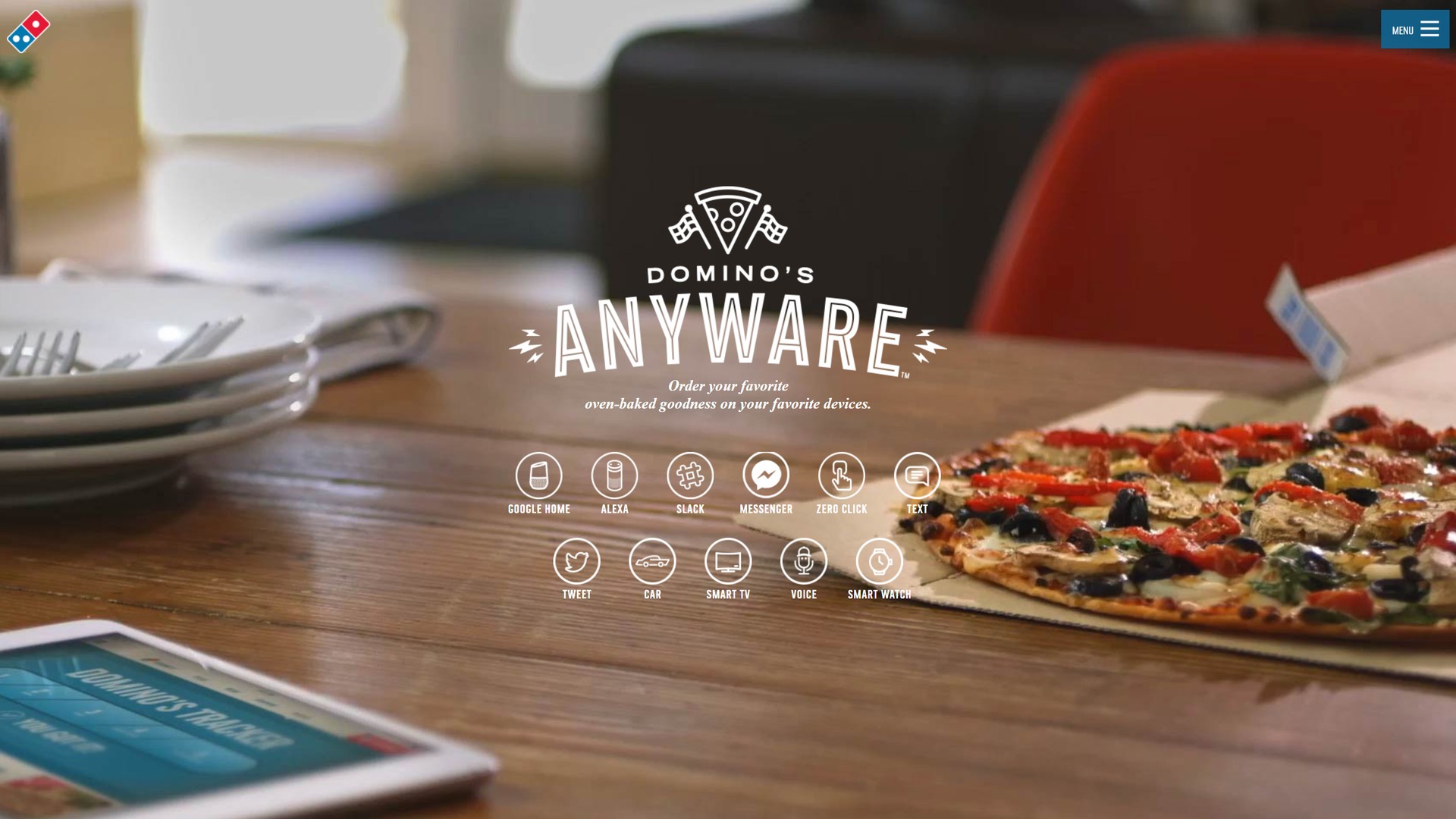 Domino's anyware