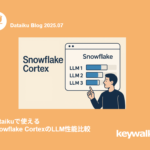 Dataikuで使えるSnowflake CortexのLLM性能比較