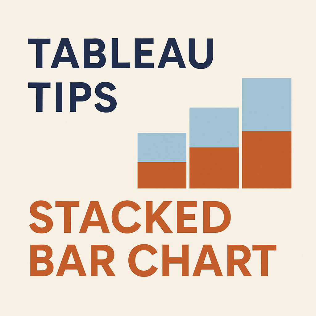 tableau tips 積み上げグラフ